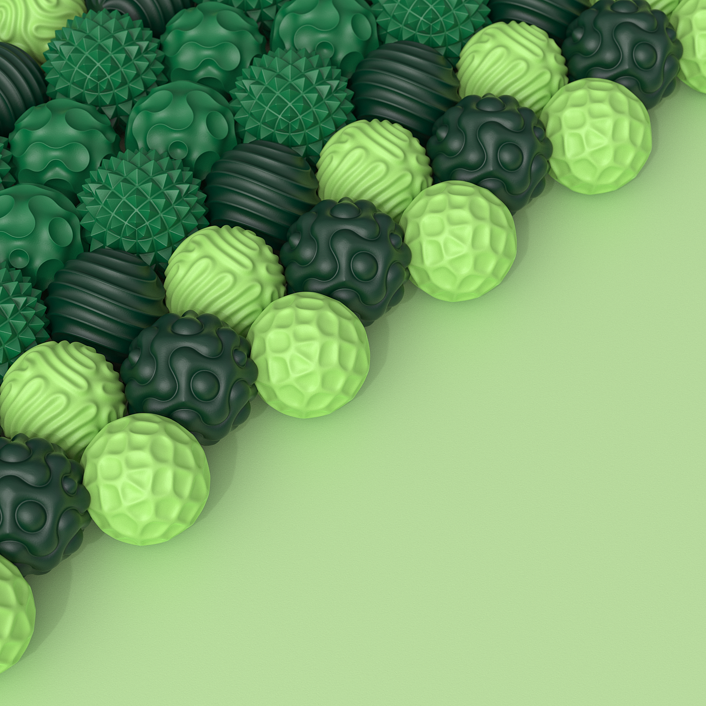 12PCS Magnetic Fidget Balls with Storage Case, Silicone Fidget Toys for Adults & Teens, Quiet Desk Stress Relief, Green