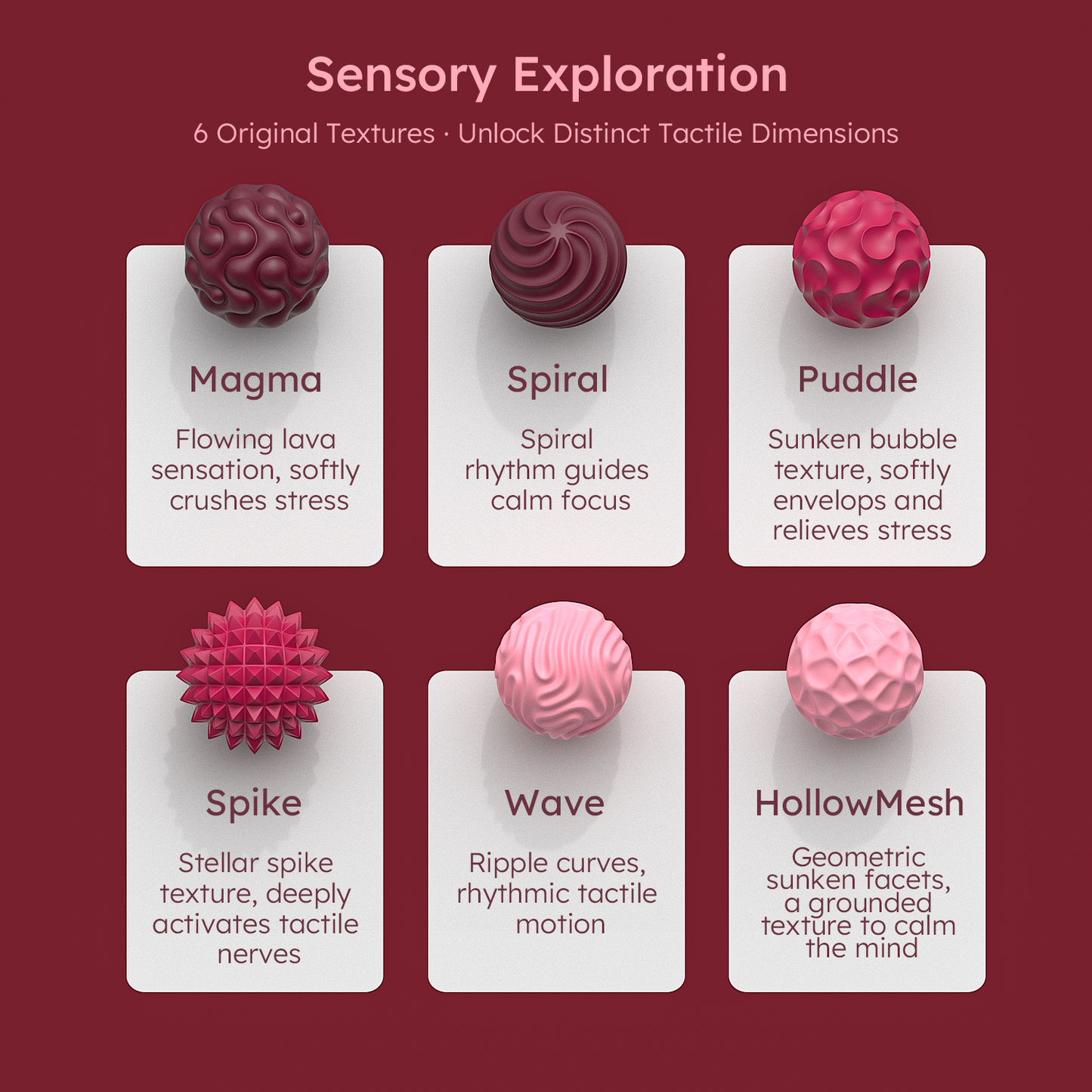 Kywib Therapy Textured Hand and Muscle Silicone Massage Therapy Ball for Hand and Muscle Relief with Carrying Case, Multicolor, 12 Pack